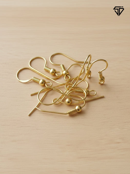Fish-Hook Earring Attachments- 5 pair