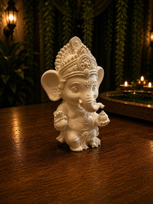 4-Inch Standing Ganesha 3D Art