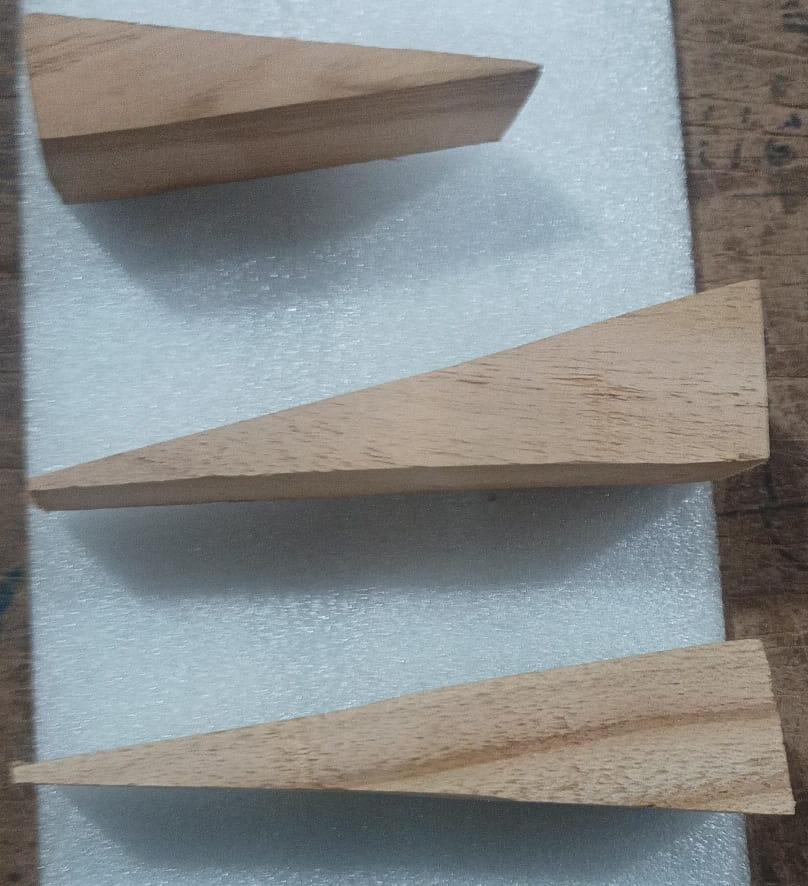 Set of Three Wooden Slop