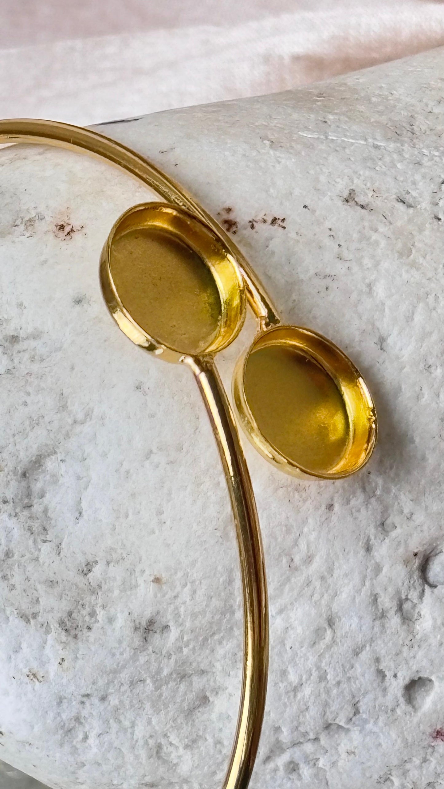 Double Dot Bangle Bracelet