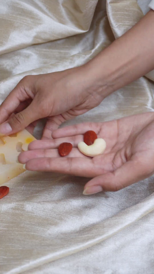 Almond & Cashew Mould/ Kaju Badaam Mould