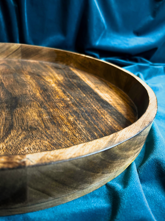 Round Wooden Structure - 16 Inches