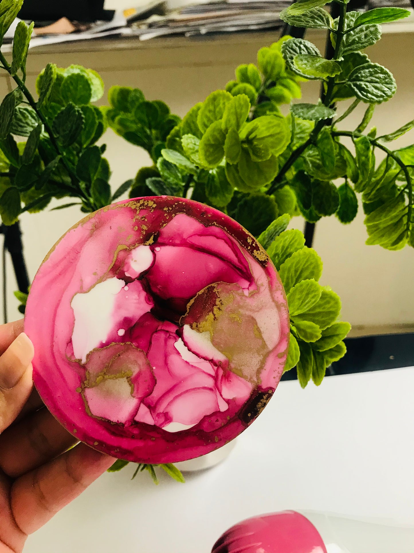 ALCOHOL INK ACRYLIC COASTERS DIY KIT