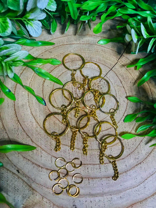 Golden Keychains- Set of 12