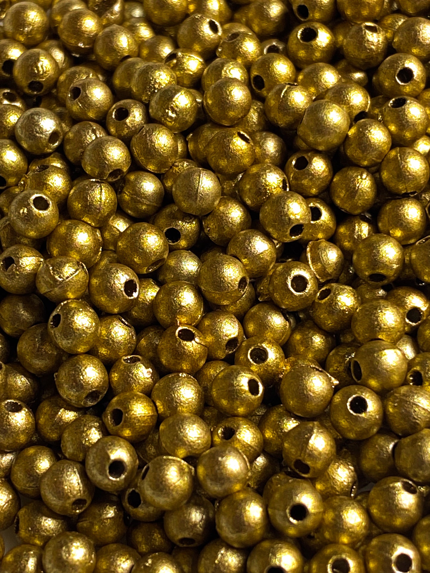 Metal Gold Beads