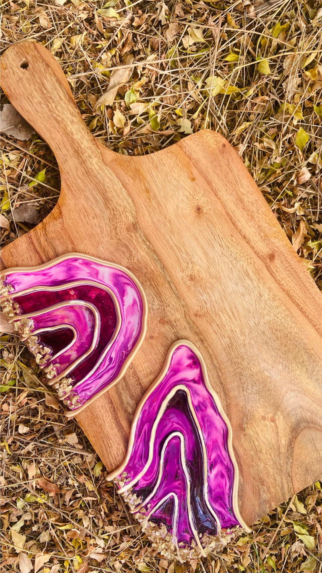 Pink Wooden Platter DIY Kit