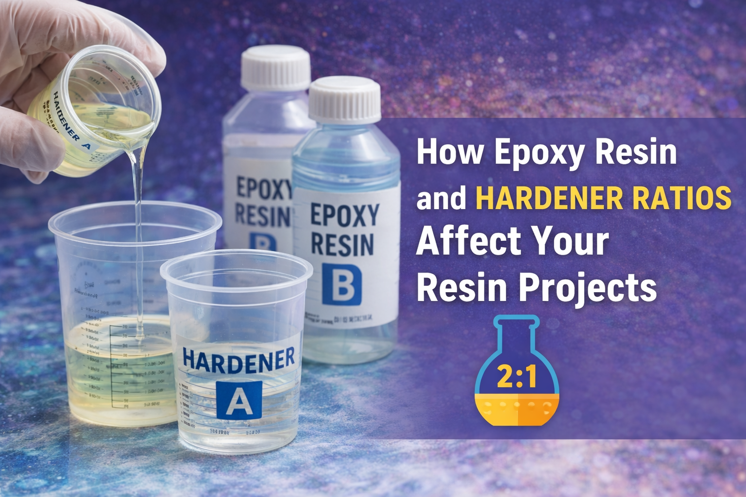 How Epoxy Resin and Hardener Ratios Affect Your Resin Projects