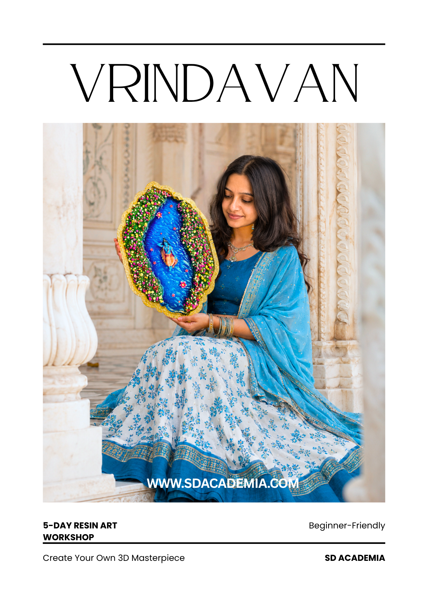 Combo: 3D Krishna & Ganesh DIY Raw