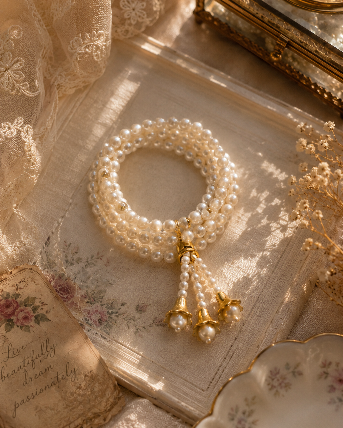 Pearl Beaded Bracelet