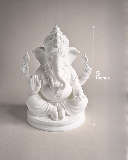 5-Inch Classic 3D Printed Lord Ganesha Idol