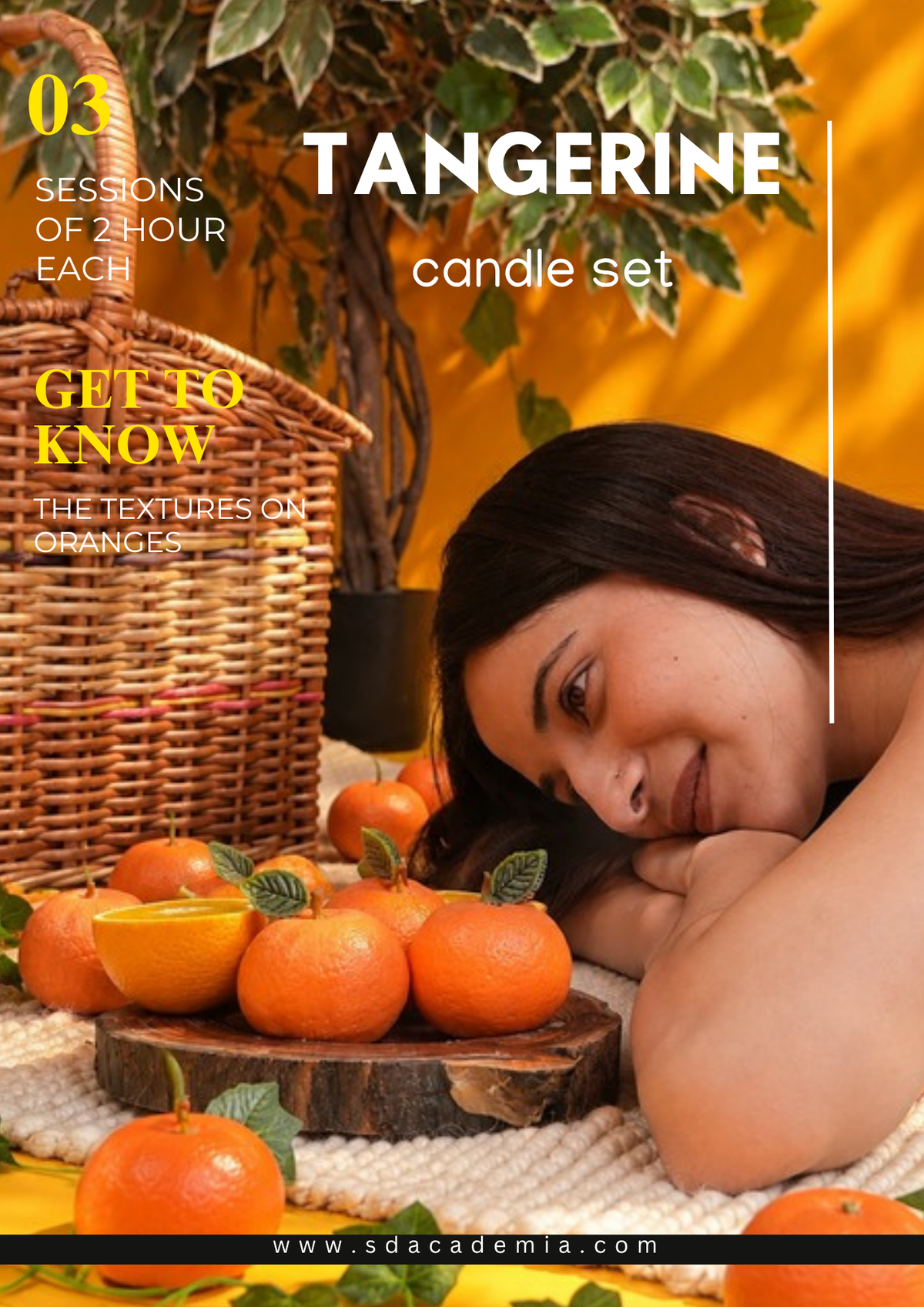 Tangerine Candle Set