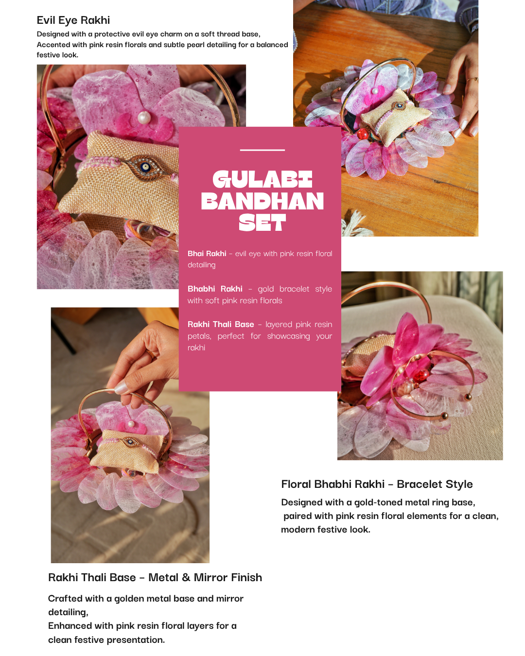 Gulabi Bandhan Set Combo (Set Of 5)