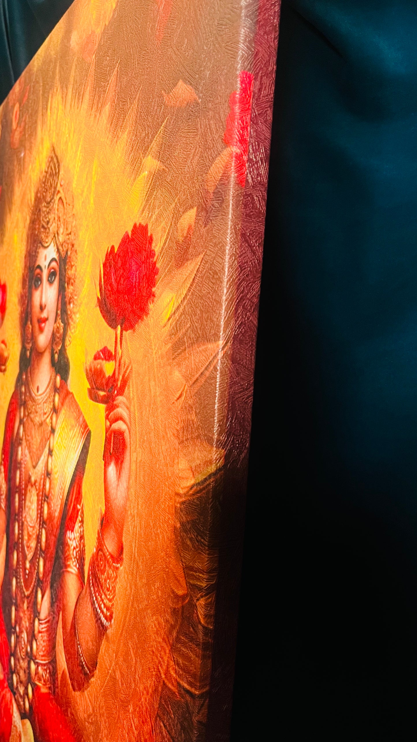 Laxmi Maa Premium Printed Canvas