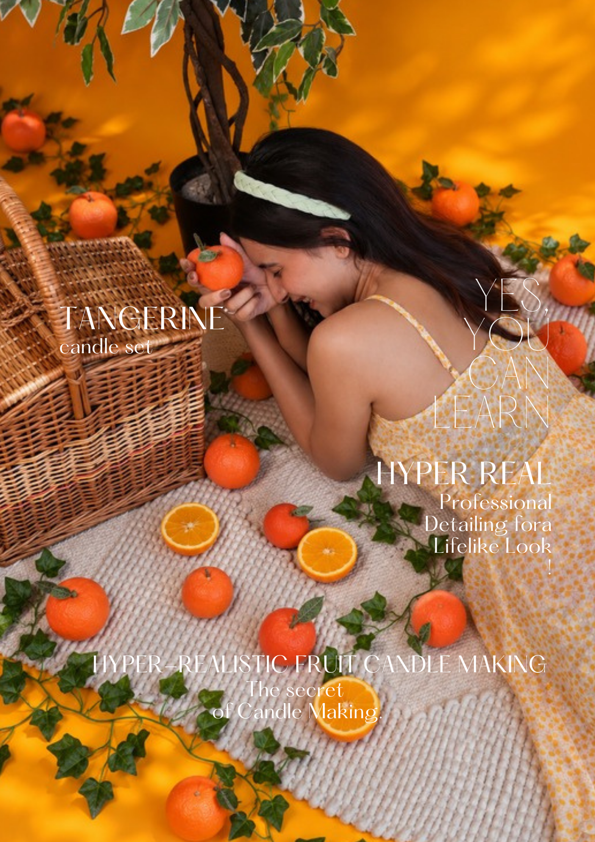 Tangerine Candle Set