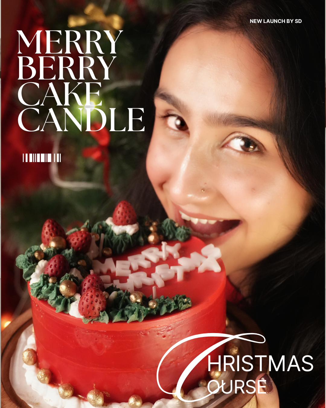 Merry Berry Cake Candle Kit