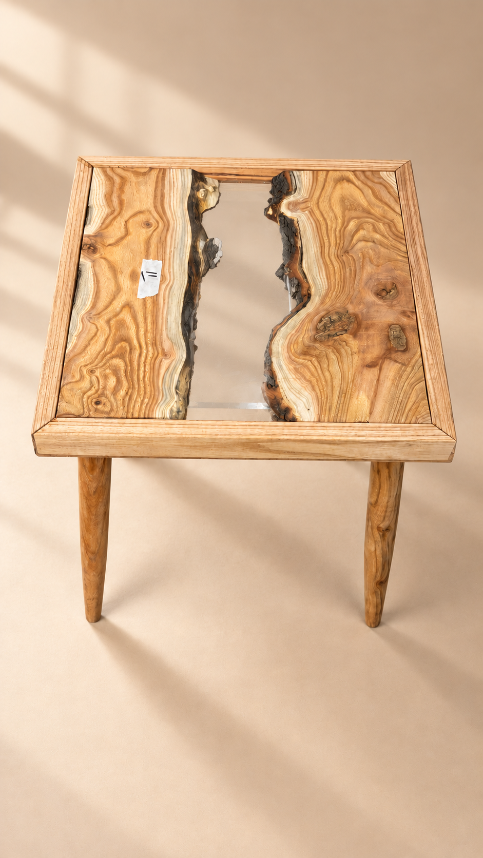 17x17" Wood River Table Base with Legs [Style 11]