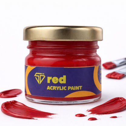 Red Acrylic Paint
