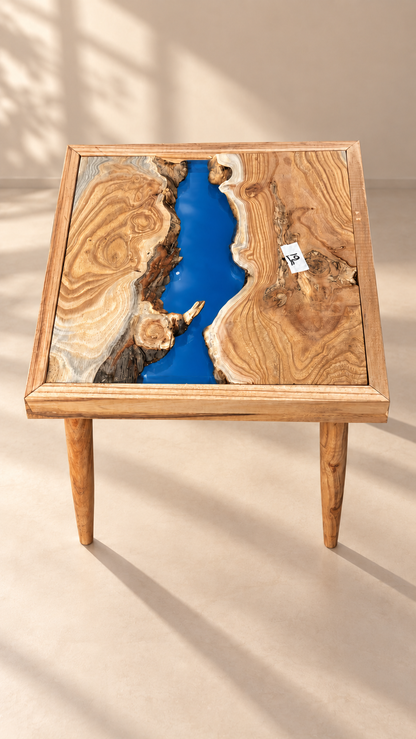17x17" Wood River Table Base with Legs [Style 12]