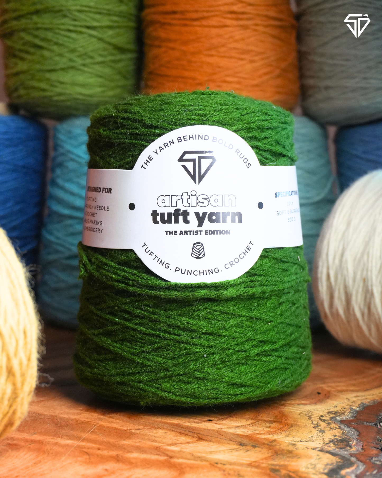 Emerald Green – 4 Ply Yarn