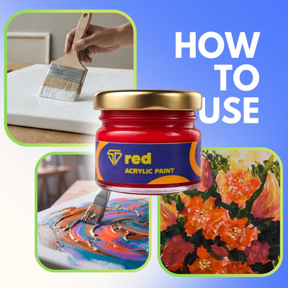 Red Acrylic Paint