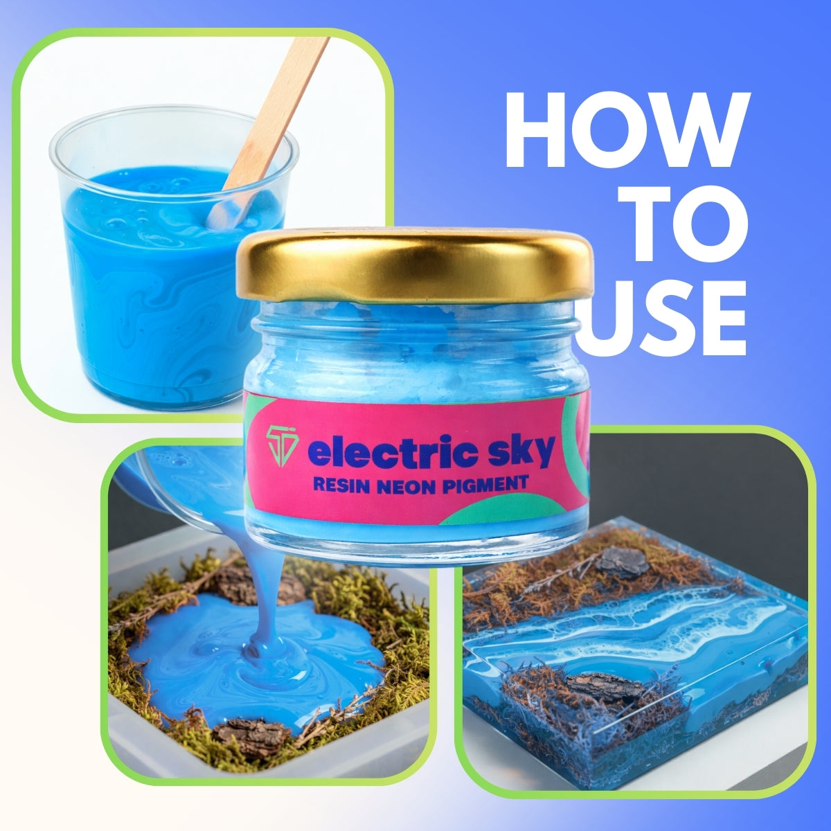 Electric Sky Neon Pigment