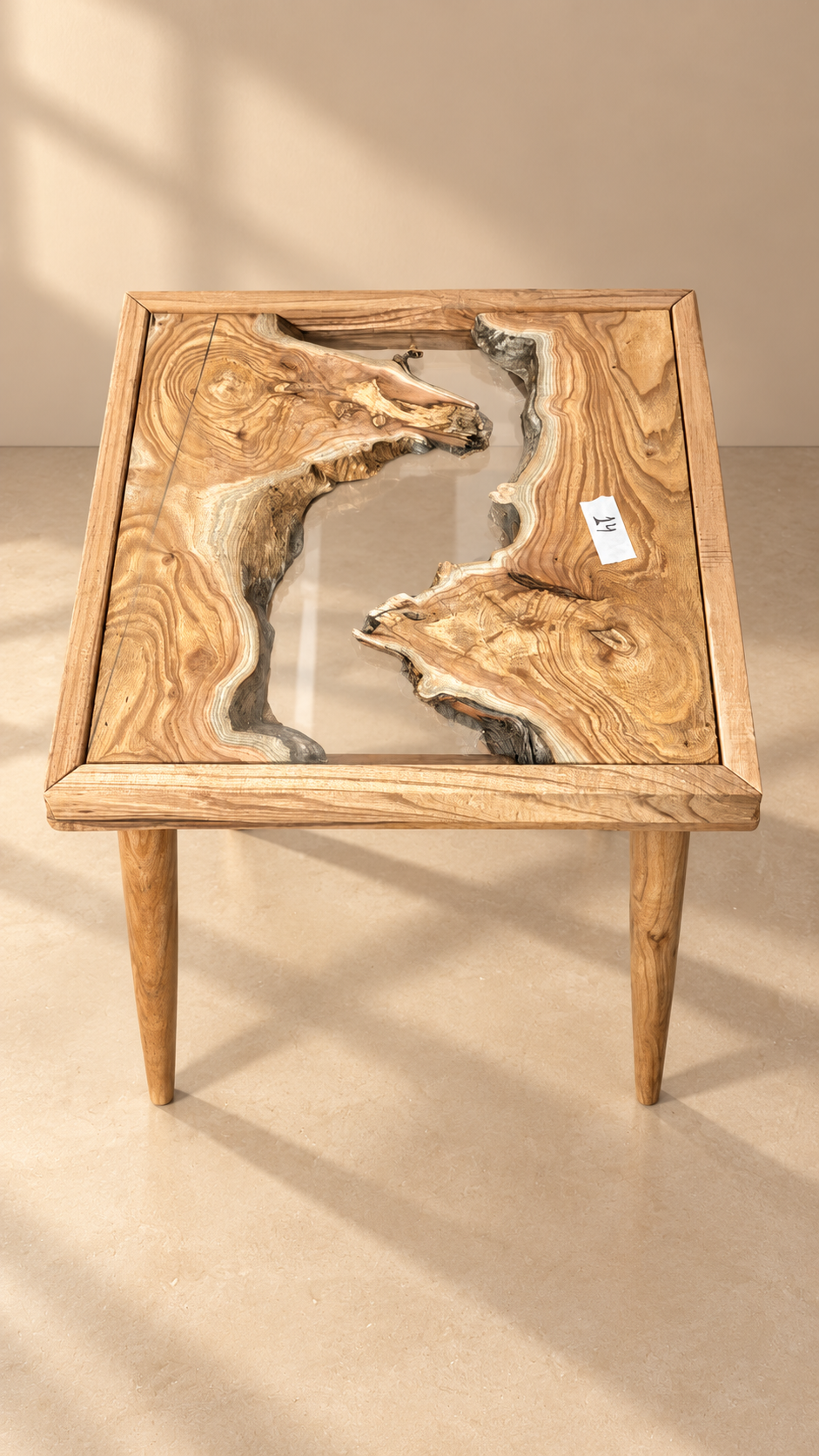17x17" Wood River Table Base with Legs [Style 14]