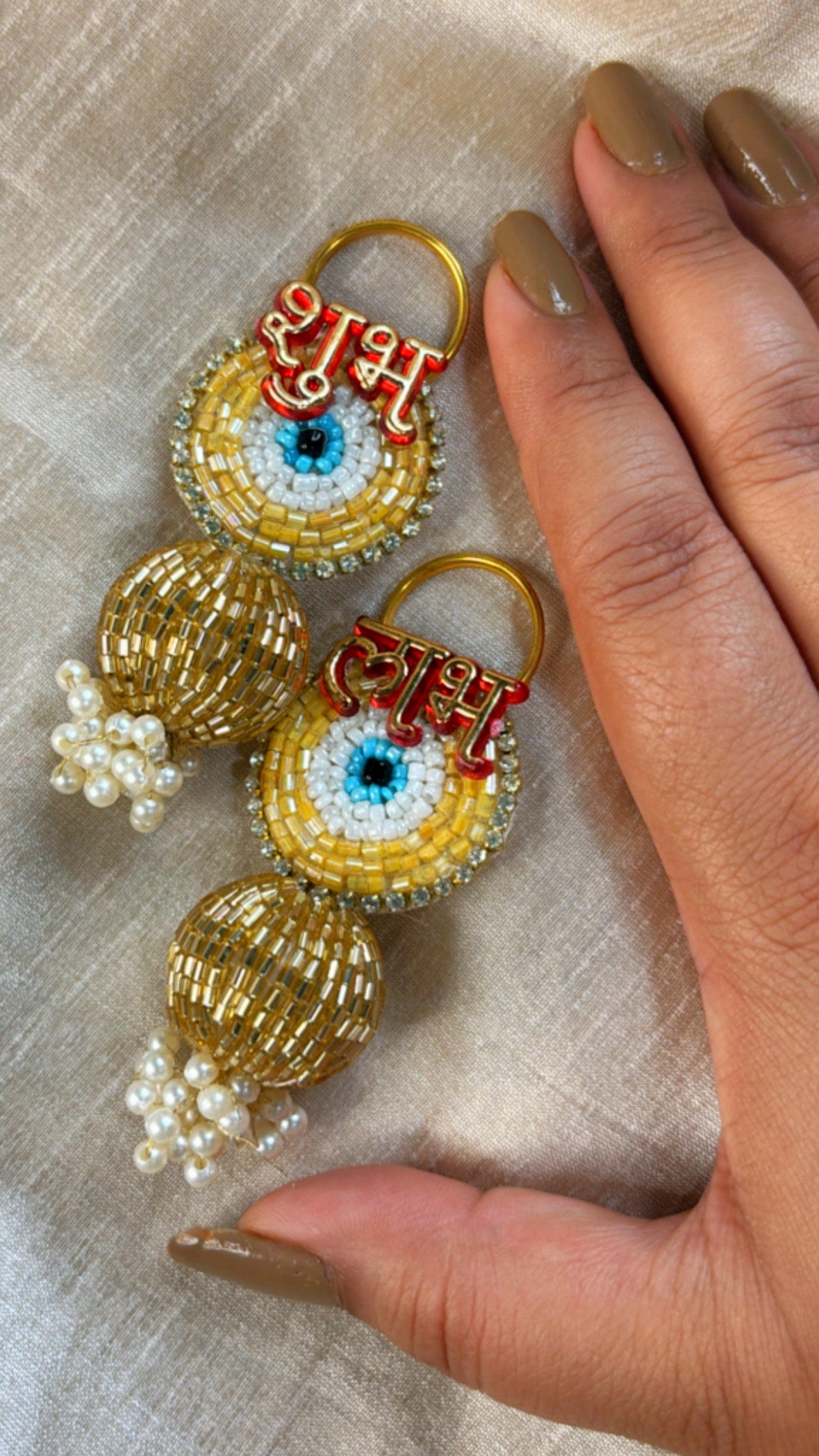 Evil Eye Shubh Labh Hangings - Set Of 10