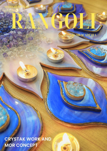 Lilac Leela Rangoli DIY Kit