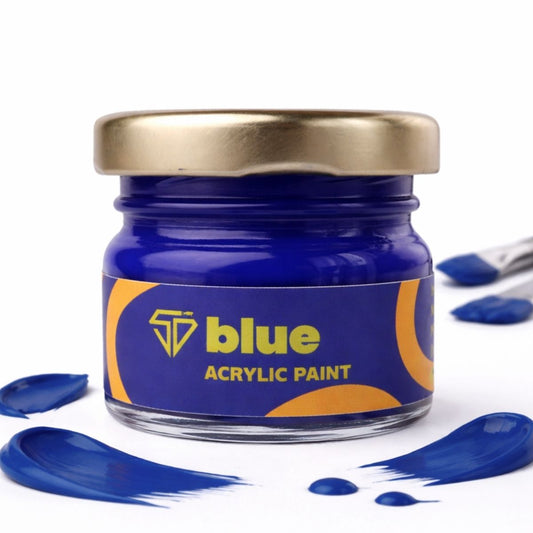 Blue Acrylic Paint