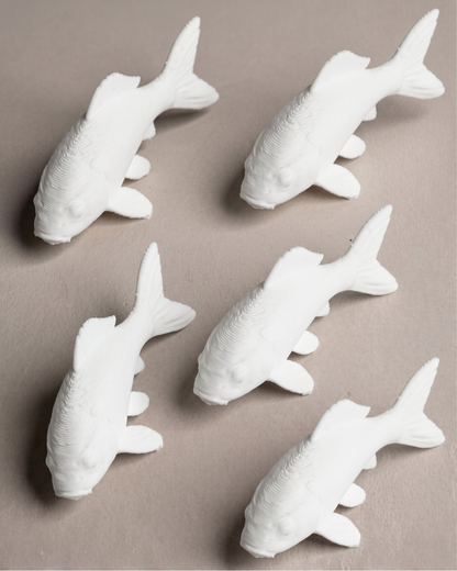3D Printed Koi Fish Figurine (Set Of 5)