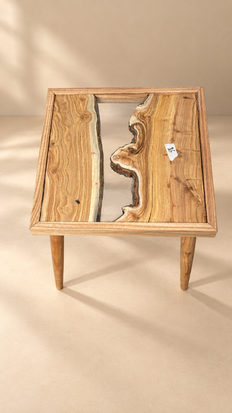 17x17" Wood River Table Base with Legs [Style 16]