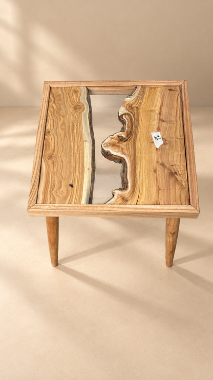 17x17" Wood River Table Base with Legs [Style 16]
