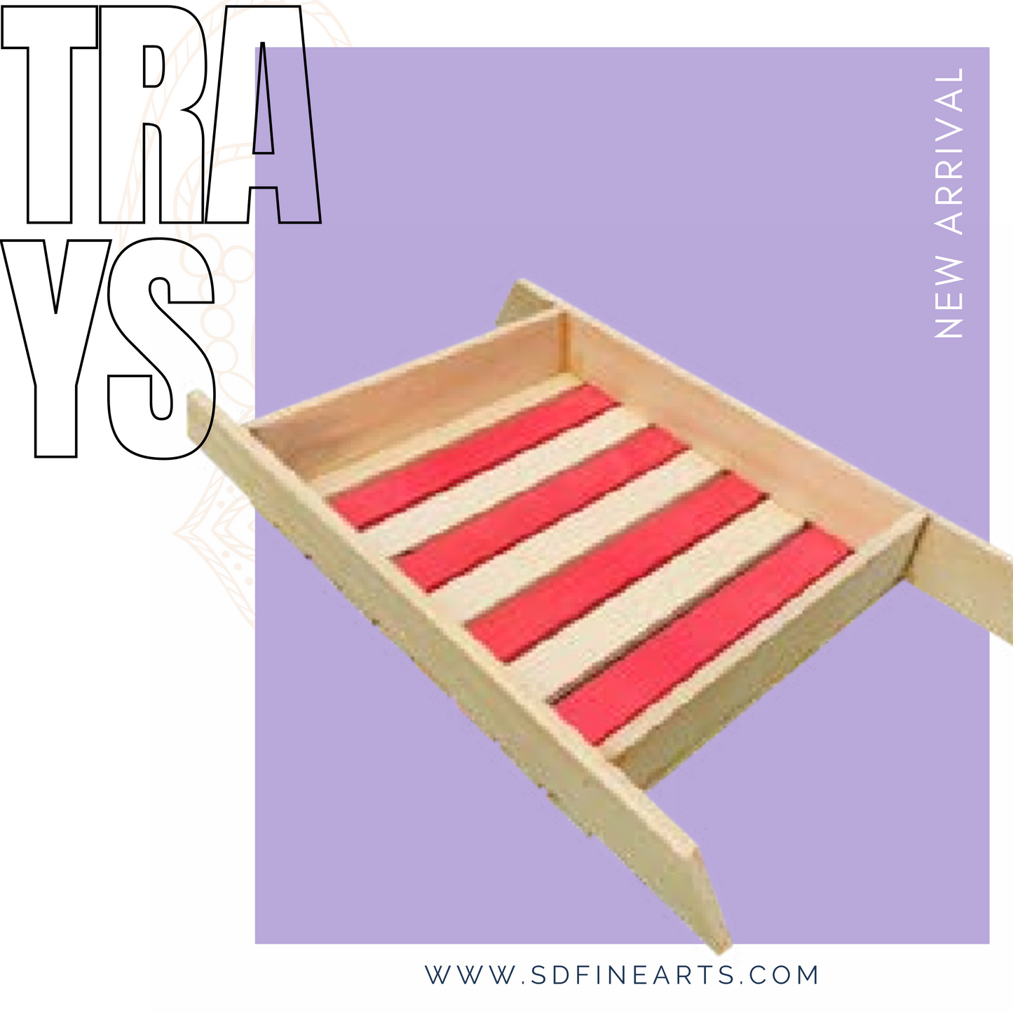 Red Strip Tray