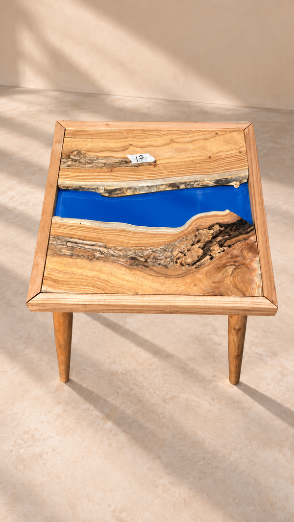 17x17" Wood River Table Base with Legs [Style 17]