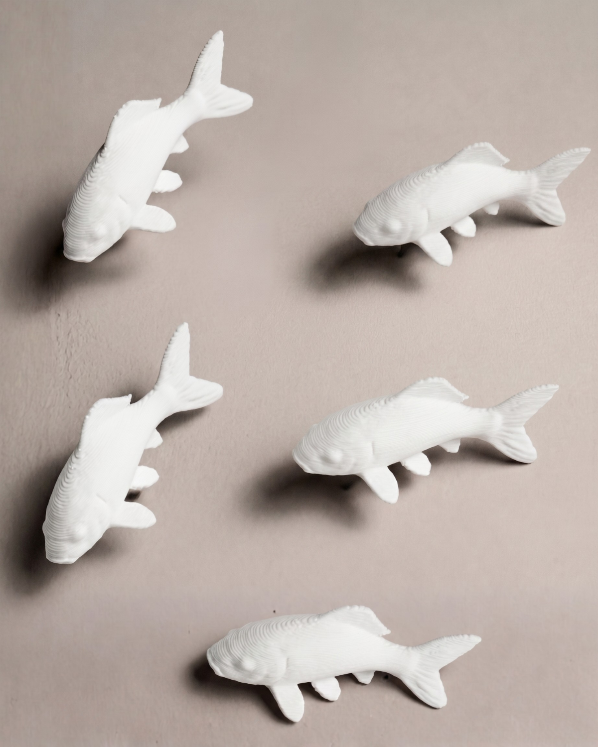 3D Printed Koi Fish Figurine (Set Of 5)