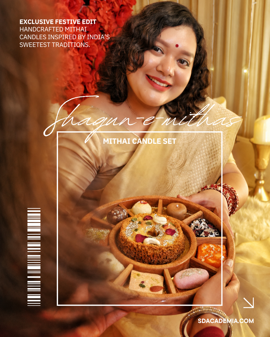 Shagun-e-Mithas (Mithai Candle Set)