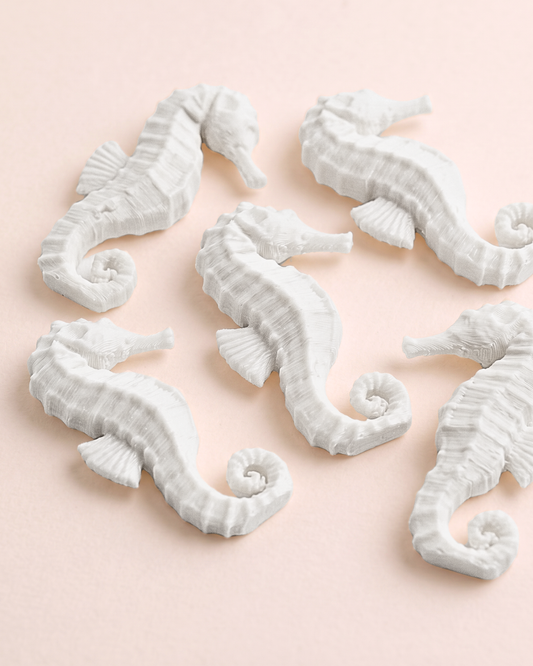 3D Printed Sea Horse Figurine (Set Of 5)