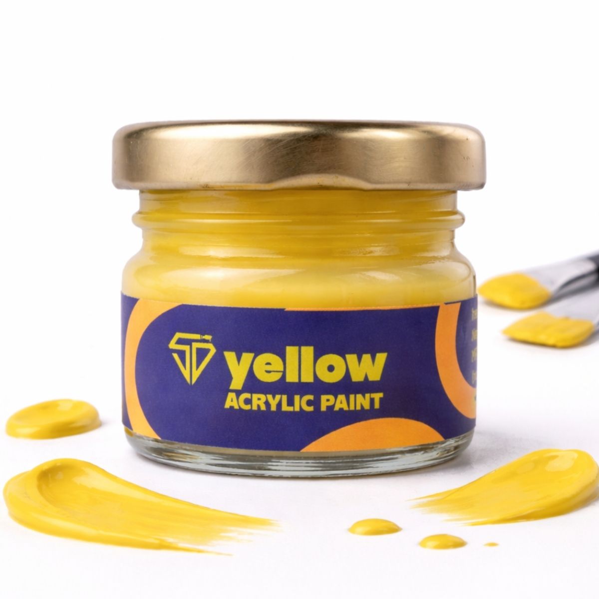 Yellow Acrylic Paint