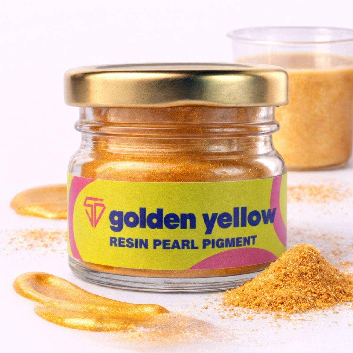 Golden Yellow Pearl Pigment
