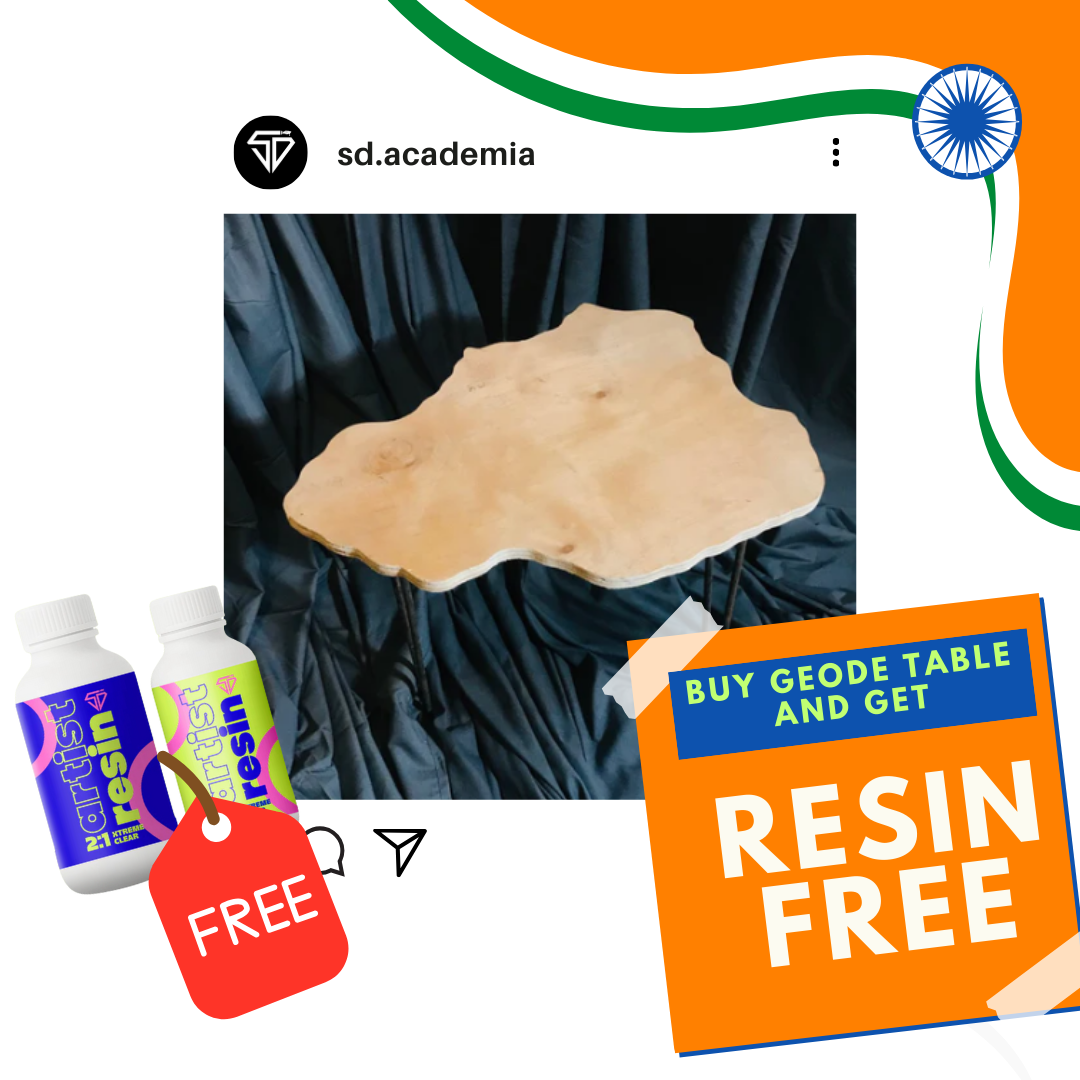 Geode Table + 2:1 Resin Hardner- 300gm