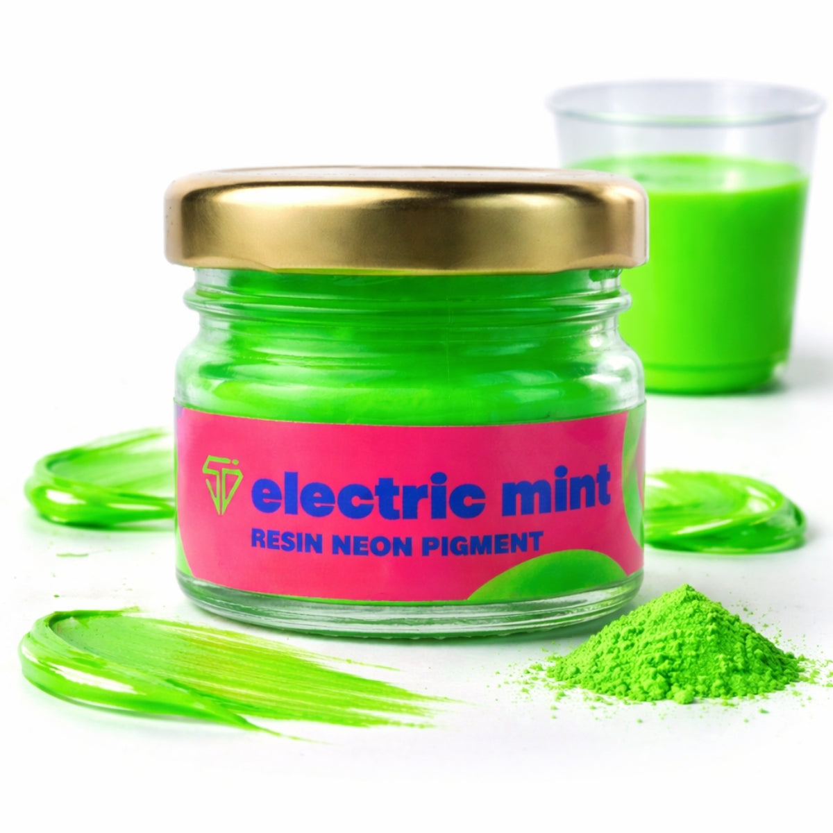 Electric Mint Neon Pigment