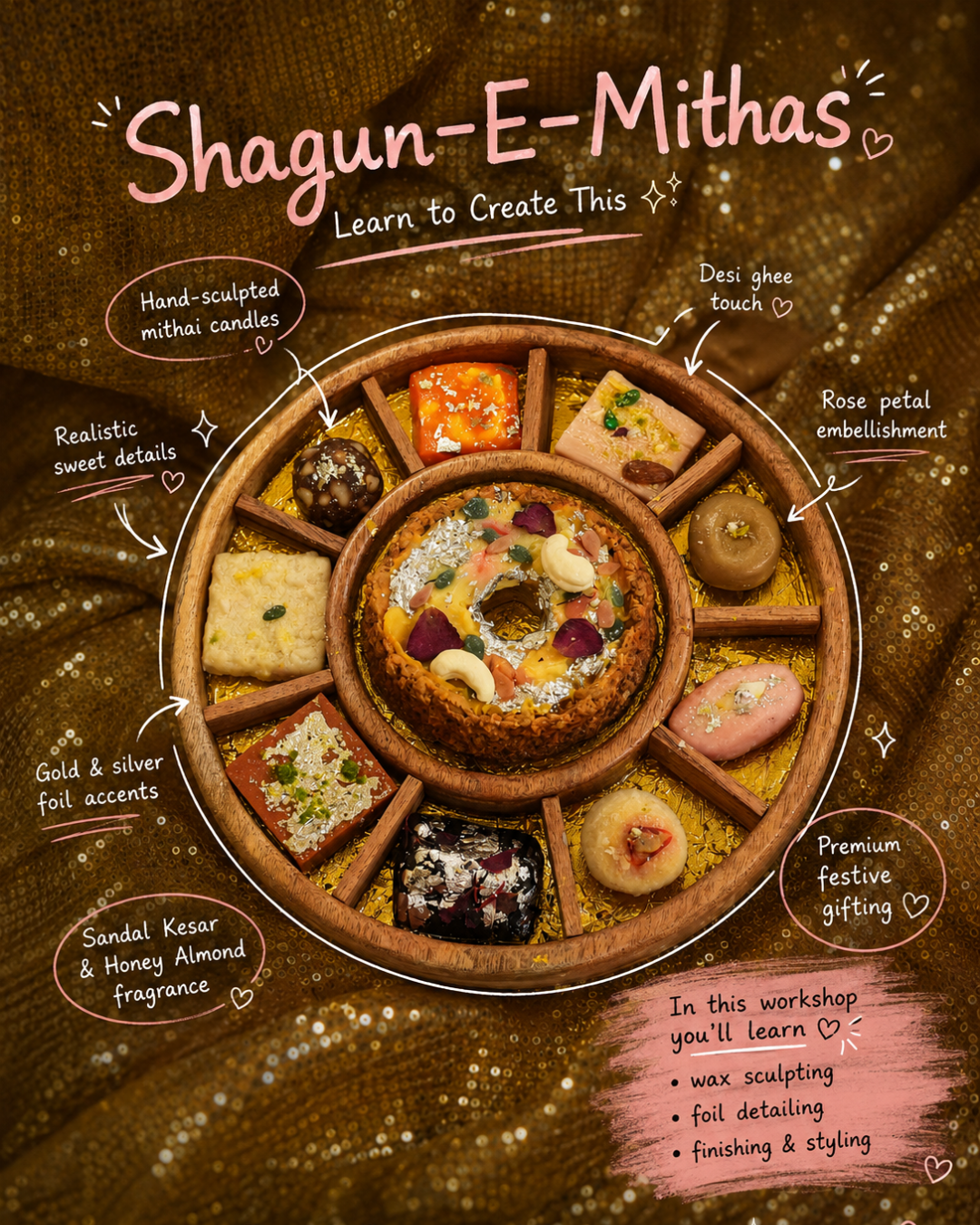 Shagun-e-Mithas (Mithai Candle Set)