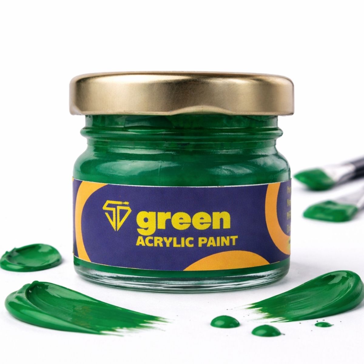Green Acrylic Paint