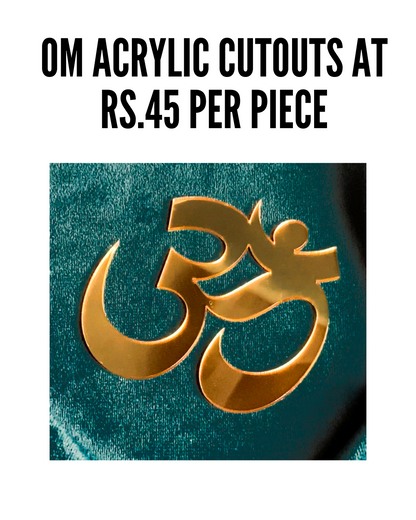 OM ACRYLIC CUTOUT (SET OF 5)