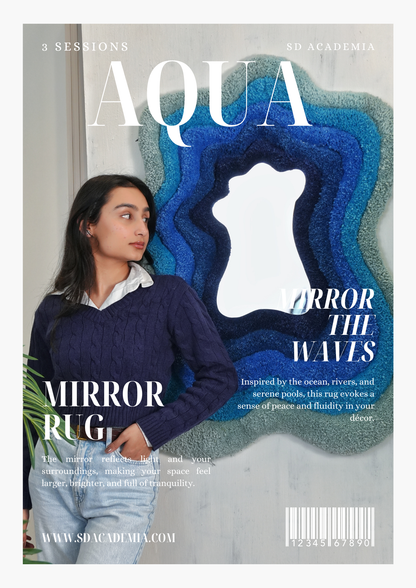 Aqua Mirror Rug