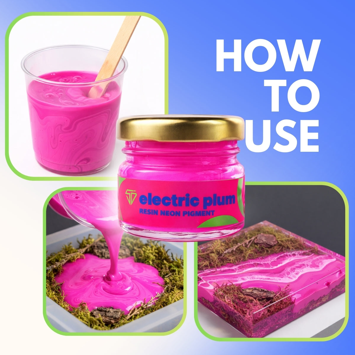 Electric Plum Neon Pigment