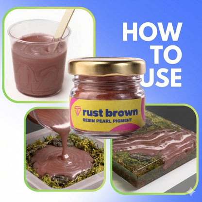 Rust Brown Pearl Pigment