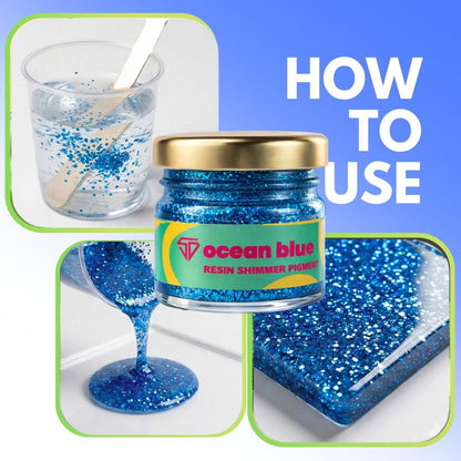 Ocean Blue Shimmer Pigment