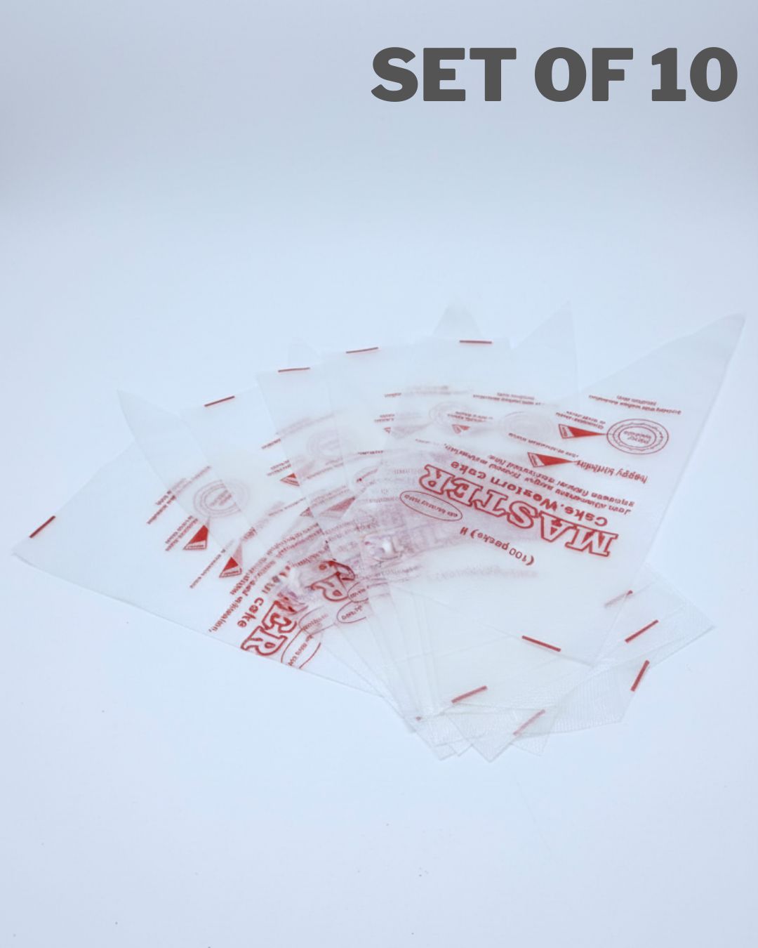 Piping Bag Set of 10
