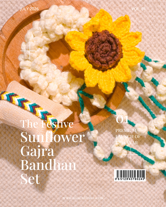Sunflower Gajra Bandhan Set